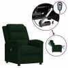VidaXL Fauteuil inclinable électrique Vert foncé Velours -Fauteuils Soldes image 2 3099003