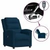 VidaXL Fauteuil inclinable électrique Bleu Velours -Fauteuils Soldes image 2 3099011