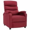 VidaXL Fauteuil inclinable Rouge bordeaux Tissu