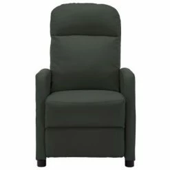 VidaXL Fauteuil inclinable Anthracite Similicuir 9 VidaXL Fauteuil inclinable Anthracite Similicuir -Fauteuils Soldes image 2 321355