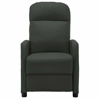 VidaXL Fauteuil inclinable Anthracite Similicuir 4 VidaXL Fauteuil inclinable Anthracite Similicuir – Image 2