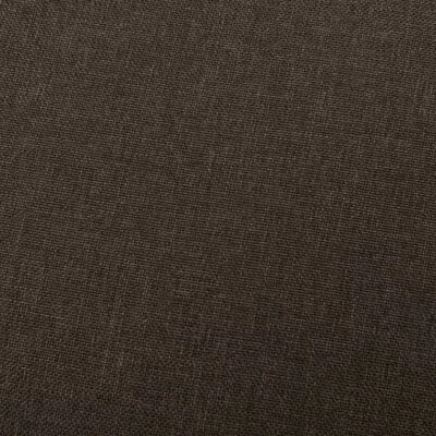 VidaXL Fauteuil inclinable Marron foncé Tissu 4 VidaXL Fauteuil inclinable Marron foncé Tissu – Image 2