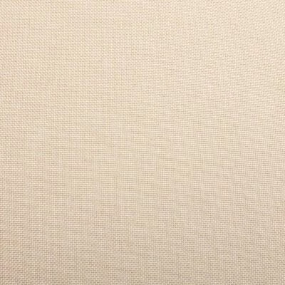 VidaXL Fauteuil inclinable Crème Tissu 4 VidaXL Fauteuil inclinable Crème Tissu – Image 2