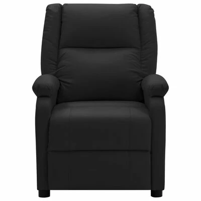 VidaXL Fauteuil inclinable Noir Similicuir 4 VidaXL Fauteuil inclinable Noir Similicuir – Image 2