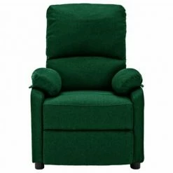 VidaXL Fauteuil inclinable Vert foncé Tissu -Fauteuils Soldes image 2 324075