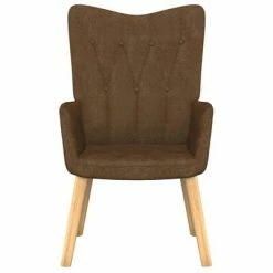 VidaXL Chaise de relaxation Marron Tissu -Fauteuils Soldes image 2 327526