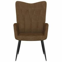 VidaXL Chaise de relaxation Marron Tissu 9 VidaXL Chaise de relaxation Marron Tissu -Fauteuils Soldes image 2 327548