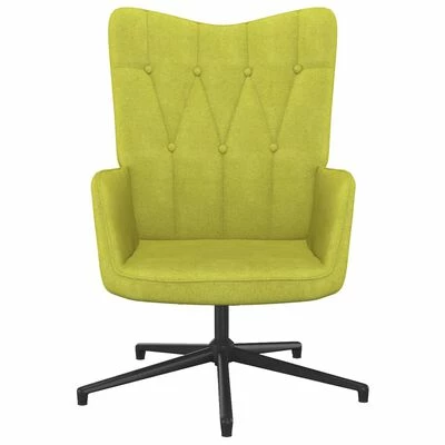 VidaXL Chaise de relaxation Vert Tissu 4 VidaXL Chaise de relaxation Vert Tissu – Image 2