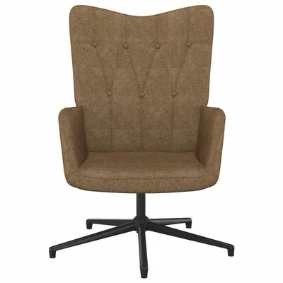 VidaXL Chaise de relaxation Taupe Tissu 4 VidaXL Chaise de relaxation Taupe Tissu – Image 2