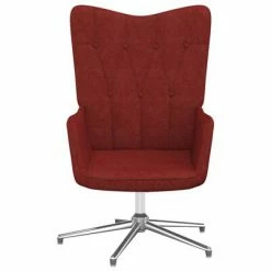 VidaXL Chaise de relaxation Rouge bordeaux Tissu 9 VidaXL Chaise de relaxation Rouge bordeaux Tissu -Fauteuils Soldes image 2 327597