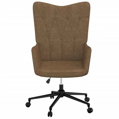 VidaXL Chaise de relaxation Taupe Tissu 4 VidaXL Chaise de relaxation Taupe Tissu – Image 2