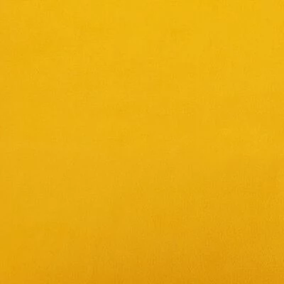 VidaXL Chaise de relaxation avec repose-pied Jaune moutarde Velours 4 VidaXL Chaise de relaxation avec repose-pied Jaune moutarde Velours – Image 2