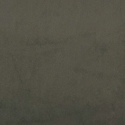 VidaXL Chaise de relaxation Gris foncé Velours 4 VidaXL Chaise de relaxation Gris foncé Velours – Image 2