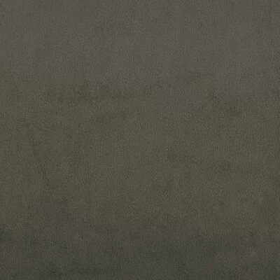 VidaXL Chaise de relaxation Gris foncé Velours et PVC 4 VidaXL Chaise de relaxation Gris foncé Velours et PVC – Image 2