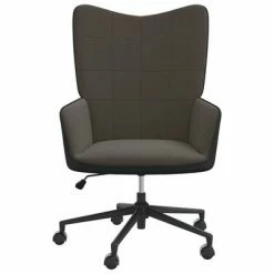 VidaXL Chaise de relaxation Gris foncé Velours et PVC 9 VidaXL Chaise de relaxation Gris foncé Velours et PVC -Fauteuils Soldes image 2 327909