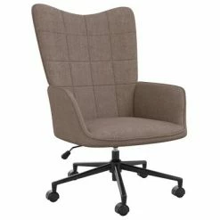 VidaXL Chaise de relaxation Taupe Tissu