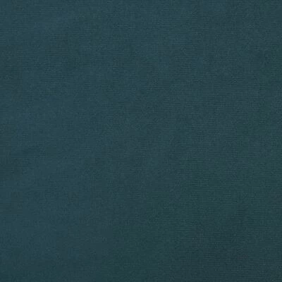 VidaXL Chaise de relaxation avec repose-pied Bleu Velours 4 VidaXL Chaise de relaxation avec repose-pied Bleu Velours – Image 2