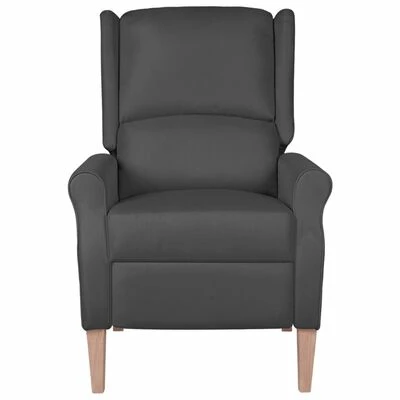 VidaXL Fauteuil inclinable Gris foncé Tissu 4 VidaXL Fauteuil inclinable Gris foncé Tissu – Image 2