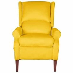 VidaXL Fauteuil inclinable Jaune Velours -Fauteuils Soldes image 2 329286