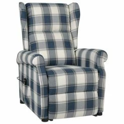 VidaXL Fauteuil inclinable Bleu Tissu 9 VidaXL Fauteuil inclinable Bleu Tissu -Fauteuils Soldes image 2 329476