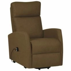 VidaXL Fauteuil inclinable Marron Tissu -Fauteuils Soldes image 2 329609