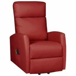 VidaXL Fauteuil inclinable Rouge bordeaux Similicuir 9 VidaXL Fauteuil inclinable Rouge bordeaux Similicuir -Fauteuils Soldes image 2 329629