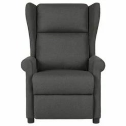 VidaXL Fauteuil inclinable Gris foncé Tissu -Fauteuils Soldes image 2 329640