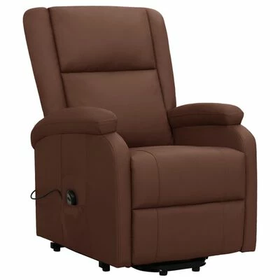 VidaXL Fauteuil inclinable Marron Similicuir 4 VidaXL Fauteuil inclinable Marron Similicuir – Image 2