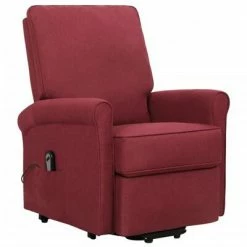 VidaXL Fauteuil inclinable Rouge bordeaux Tissu 9 VidaXL Fauteuil inclinable Rouge bordeaux Tissu -Fauteuils Soldes image 2 329722