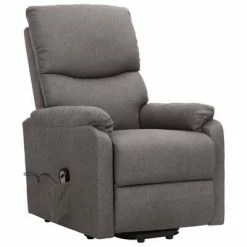 VidaXL Fauteuil inclinable Gris clair Tissu 9 VidaXL Fauteuil inclinable Gris clair Tissu -Fauteuils Soldes image 2 329739