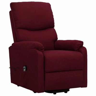 VidaXL Fauteuil inclinable Violet Tissu 4 VidaXL Fauteuil inclinable Violet Tissu – Image 2