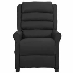 VidaXL Fauteuil inclinable Noir Similicuir -Fauteuils Soldes image 2 338822