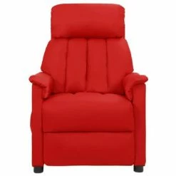 VidaXL Fauteuil inclinable Rouge bordeaux Similicuir -Fauteuils Soldes image 2 338856