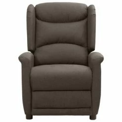 VidaXL Fauteuil inclinable Marron Tissu 9 VidaXL Fauteuil inclinable Marron Tissu -Fauteuils Soldes image 2 338868