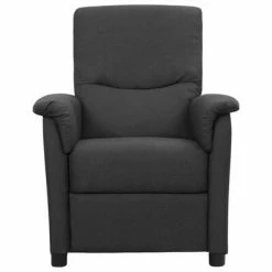 VidaXL Fauteuil inclinable Gris foncé Tissu -Fauteuils Soldes image 2 338897