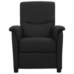 VidaXL Fauteuil inclinable Noir Tissu -Fauteuils Soldes image 2 338898