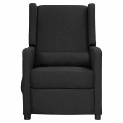 VidaXL Fauteuil inclinable Noir Tissu -Fauteuils Soldes image 2 339002