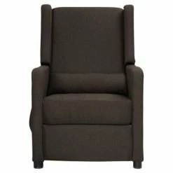 VidaXL Fauteuil inclinable Marron foncé Tissu -Fauteuils Soldes image 2 339005