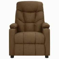 VidaXL Fauteuil inclinable Marron Tissu -Fauteuils Soldes image 2 339086