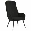 VidaXL Chaise de relaxation Noir Velours -Fauteuils Soldes image 2 341200