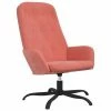 VidaXL Chaise de relaxation Rose Velours