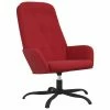 VidaXL Chaise de relaxation Rouge bordeaux Velours
