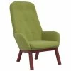 VidaXL Chaise de relaxation Vert clair Velours -Fauteuils Soldes image 2 341221