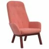 VidaXL Chaise de relaxation Rose Velours