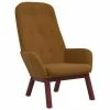 VidaXL Chaise de relaxation Marron Velours -Fauteuils Soldes image 2 341226