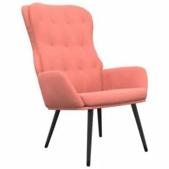VidaXL Chaise de relaxation Rose Velours