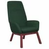 VidaXL Chaise de relaxation Vert foncé Tissu -Fauteuils Soldes image 2 341388