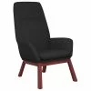 VidaXL Chaise de relaxation Noir Tissu -Fauteuils Soldes image 2 341389