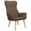 VidaXL Chaise de relaxation Marron Tissu 1 VidaXL Chaise de relaxation Marron Tissu -Fauteuils Soldes image 2 341397