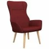 VidaXL Chaise de relaxation Rouge bordeaux Tissu 2 VidaXL Chaise de relaxation Rouge bordeaux Tissu -Fauteuils Soldes image 2 341402